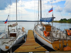 Кирха в Койвисто и яхт-клуб Койвисто. Лето 2014