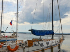 Кирха в Койвисто и яхт-клуб Койвисто. Лето 2014